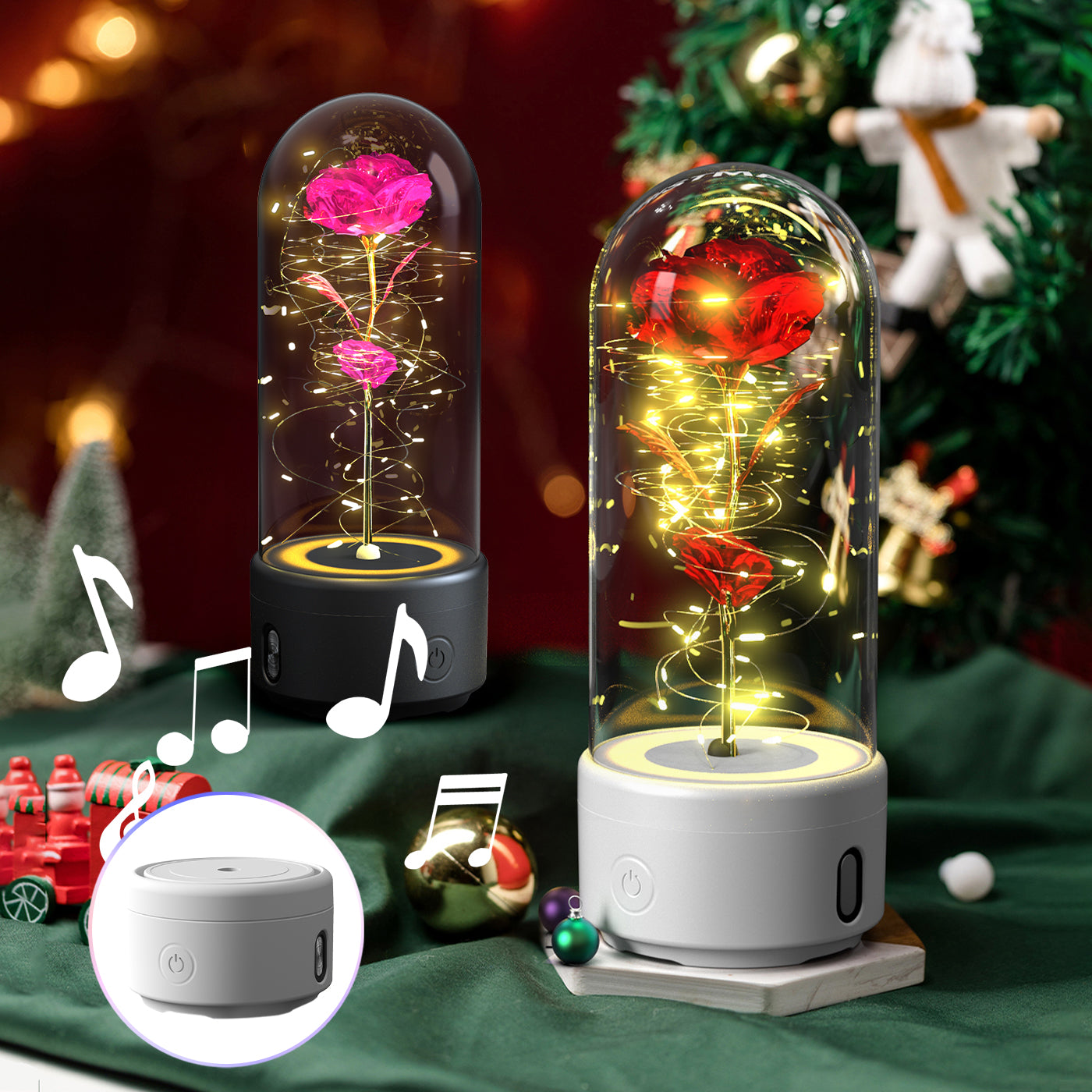 Aura Rose Max – LED Lamp and Bluetooth Speaker