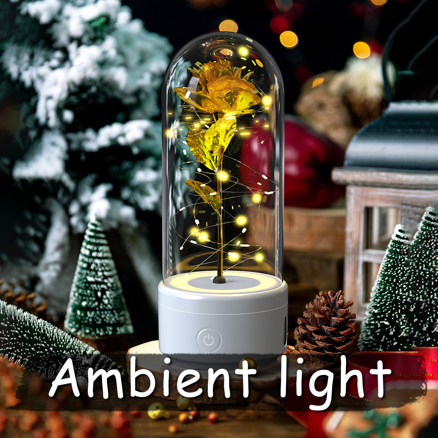 Aura Rose Max – LED Lamp and Bluetooth Speaker
