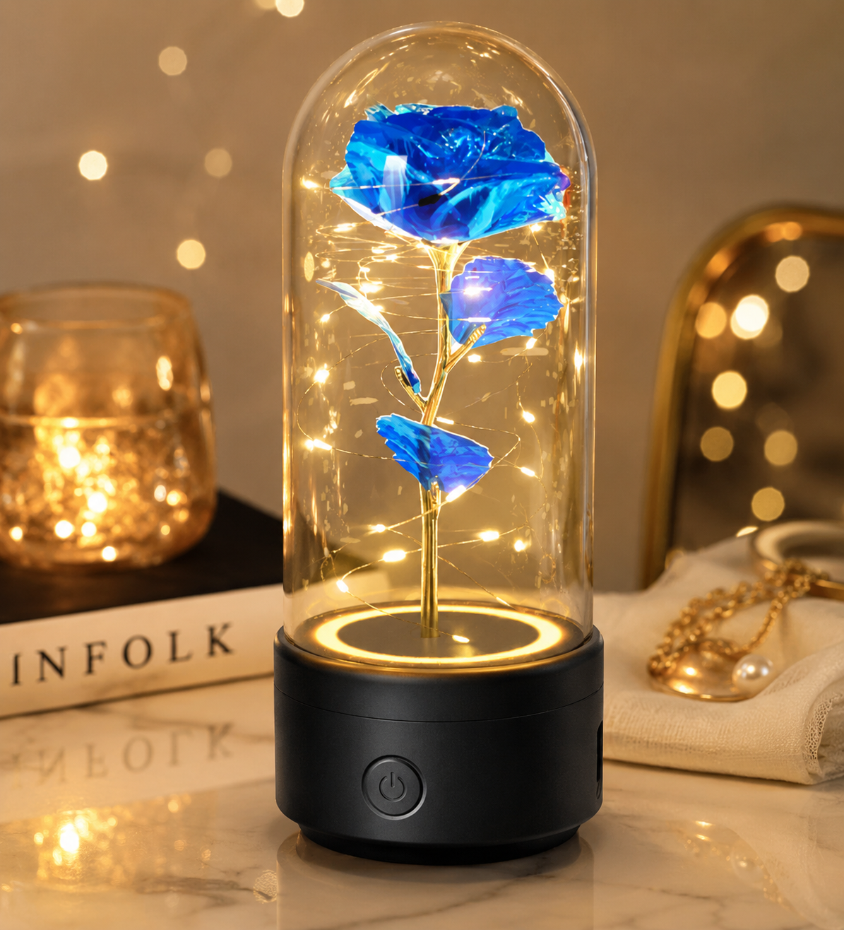 Aura Rose Max – LED Lamp and Bluetooth Speaker
