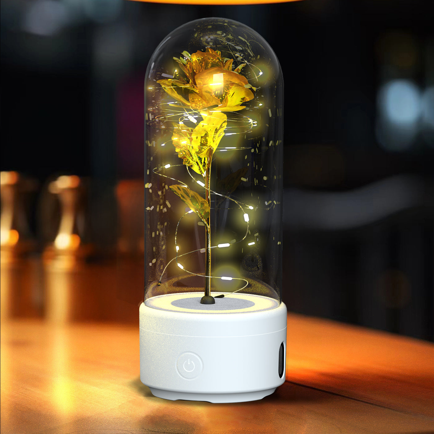 Aura Rose Max – LED Lamp and Bluetooth Speaker